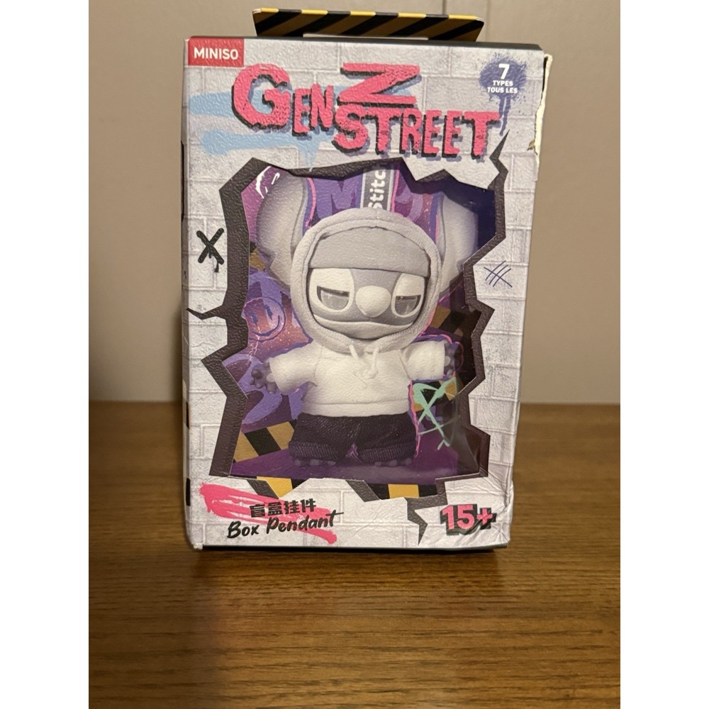MINISO Disney Gen Z Street Stitch Figurine Boxed Licensed Collectible 2024